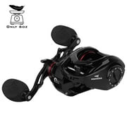 KastKing Right Baitcasting Fishing Reel 6oz 17.6 LB Carbon Fiber Drag 7.2:1 Gear Ratio Spartacus ll-Black